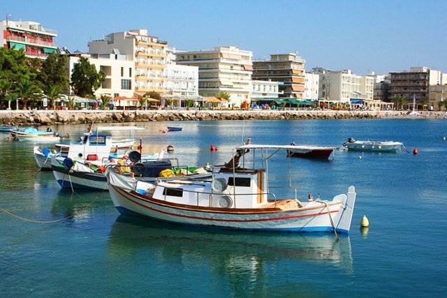 Modern Corinth - City waterfront